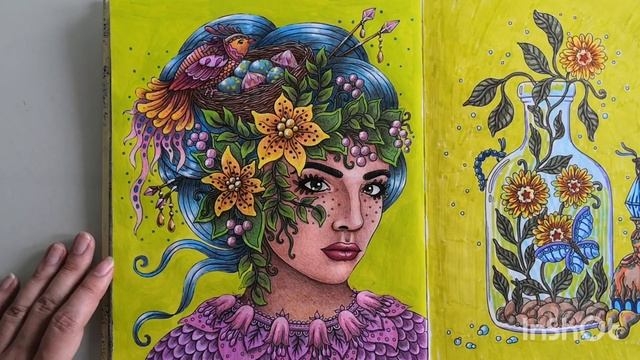 Хобби влог / раскрашенные работы и пастельные карандаши гамма смотреть онлайн