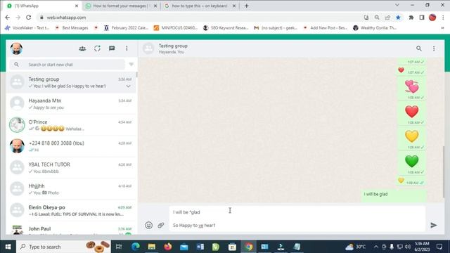 How To Make Text Bold In WhatsApp Web смотреть онлайн