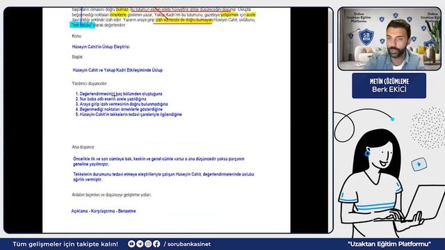 ALES Soru Çözüm Kampı 2023/3 Berk Ekici Metin Çözümleme смотреть онлайн