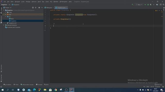 Singleton Design Pattern in Java (Basic) смотреть онлайн