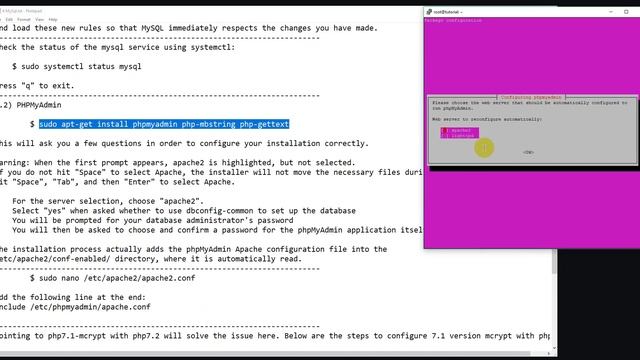 DigitalOcean Ubuntu 16.04 LAMP - PART 4/5 - mysql and phpmyadmin смотреть онлайн
