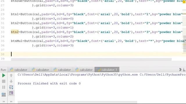 Simple calculator using Python in Pycharm смотреть онлайн