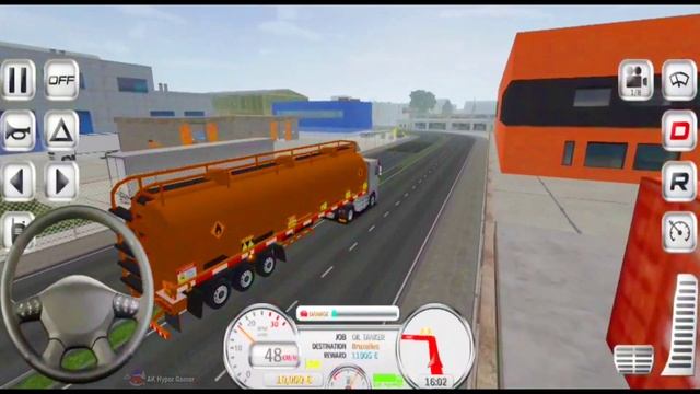 Euro Truck Evolution Simulator 2021 - Heavy Oil Tanker Truck Driving - Android Gameplay смотреть онлайн