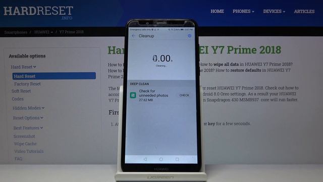 How to Remove Junk Files from Huawei Y7 Prime 2018 - Clean Storage смотреть онлайн