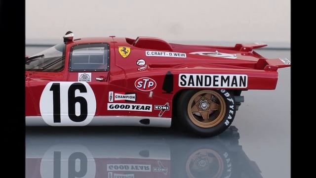 FERRARI 512M # 16 - 24 HEURES DU MANS 1971  1/18