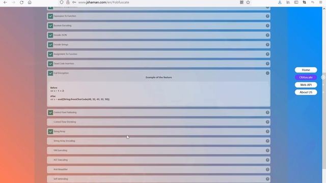 Use Javascript Obfuscator to obfuscate H5 game source смотреть онлайн