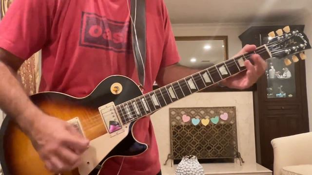 Oasis - Cigarettes & Alcohol (outro solo cover) - Gibson Les Paul Standard ‘50s in tobacco burst смотреть онлайн