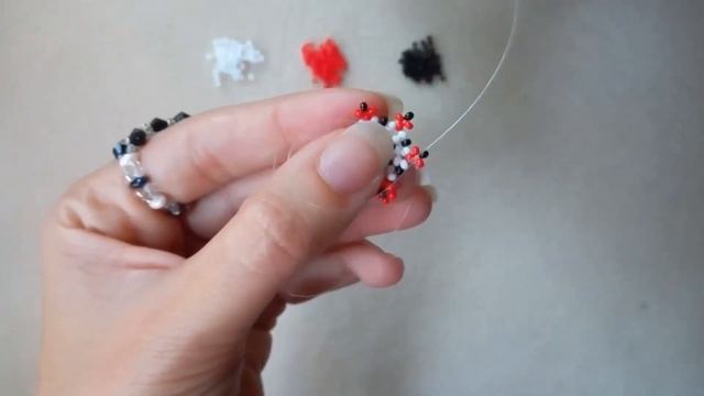Beaded flower earrings - tutorial смотреть онлайн