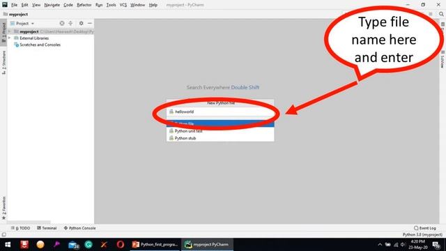 How to start a new project in Pycharm смотреть онлайн
