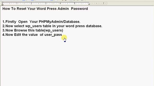 www.bestwebsitesdesigner.com tutorial on how to reset word press password from database смотреть онлайн