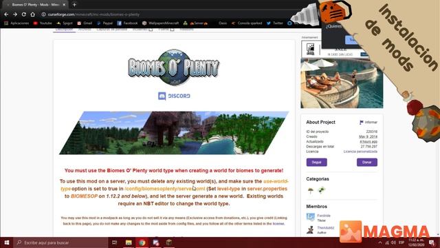 ?Tutorial magma ? Servidores de mods y plugins spigot! смотреть онлайн