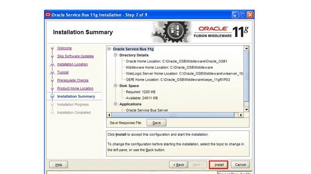 Oracle Service Bus ( OSB) Installation смотреть онлайн