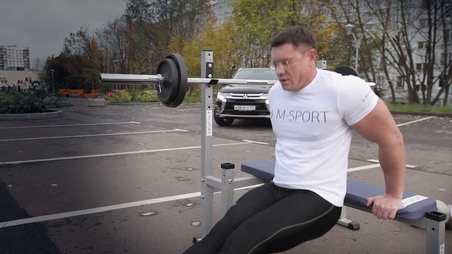 Видеожурнал M Sport. 14 выпуск. Отжимания на скамейке смотреть онлайн