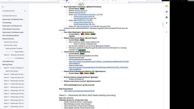 Kubernetes 1.24 Release Team Meeting 20220311 смотреть онлайн