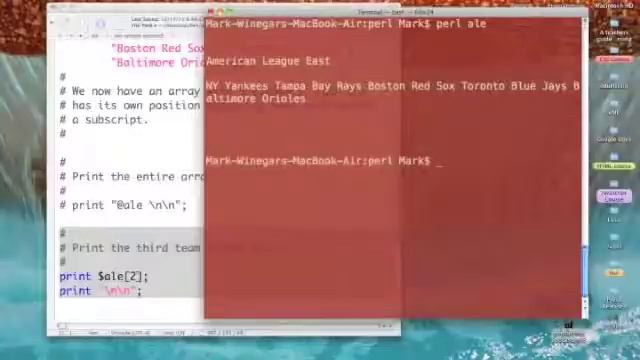 Perl: Working with Subscripts смотреть онлайн