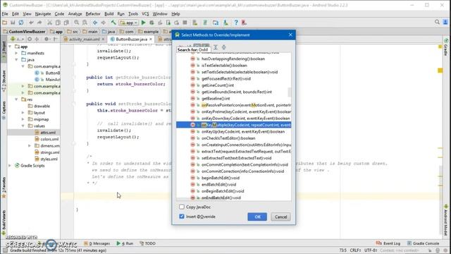 Android Custom View ButtonBuzzer(Part -1) смотреть онлайн