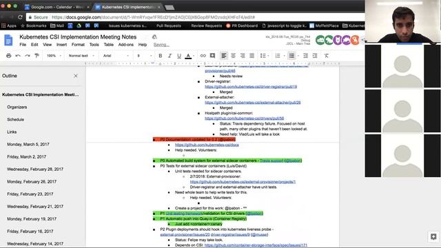 Kubernetes SIG Storage - CSI Implementation Workgroup 20180305 смотреть онлайн