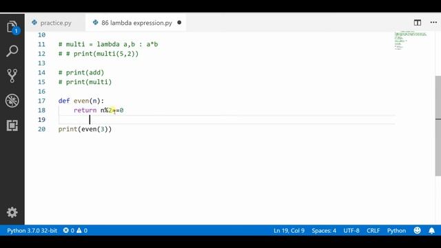 Lambda in Python || Python tutorial смотреть онлайн