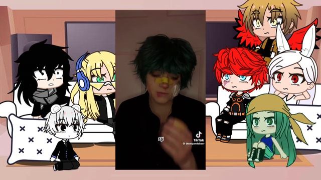Pro heroes react to Izuku смотреть онлайн