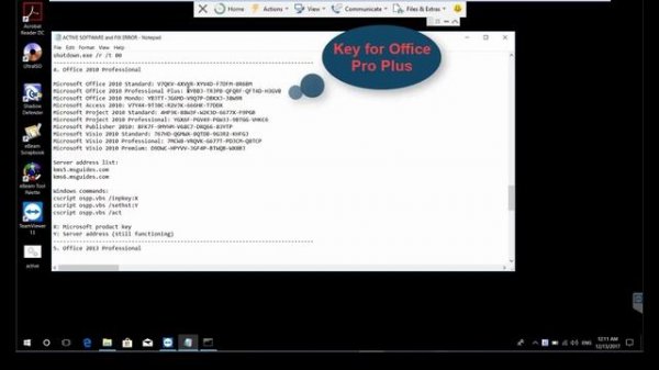 Active Office 2010 Professional Plus with Key and without Crack Tool