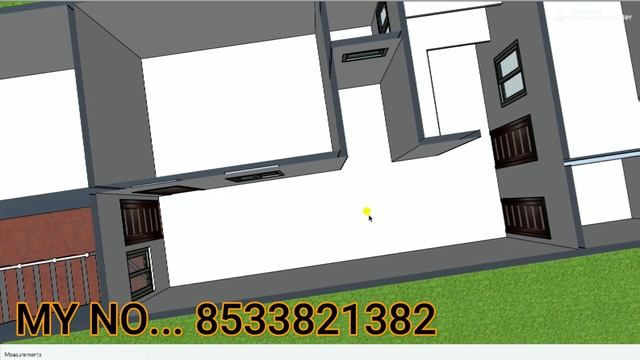 Small 3D 2 bedroom 1 shop house plan,16*45 dukan or makan,new shop elevation,singal story shop plan смотреть онлайн