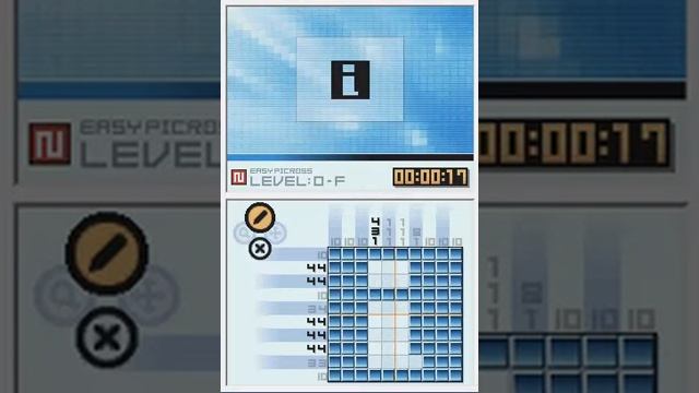 Picross DS - Easy 0-F - Information Sign смотреть онлайн