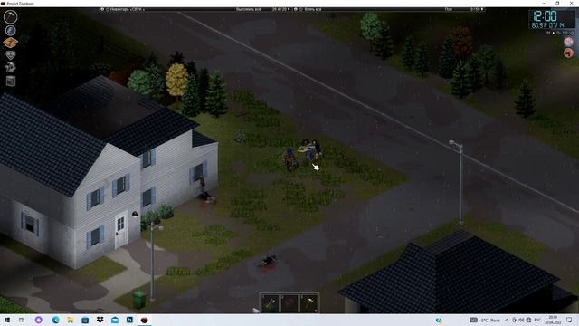 Project zomboid На грани. Уход от зомби с тремя рюкзаками забитых под завязку. Без оружия в руках. смотреть онлайн