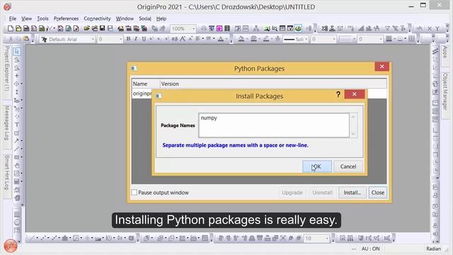 Using Python is Much Easier in Origin 2021 смотреть онлайн