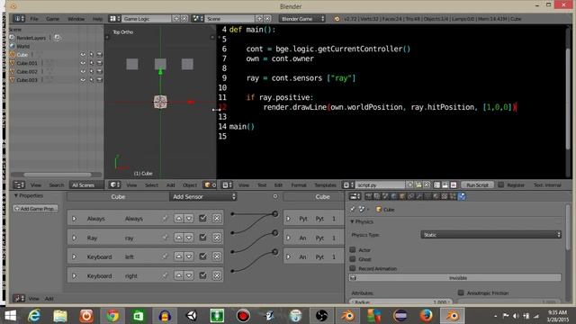 UPBGE - Analyzing Another Object's Properties Python смотреть онлайн
