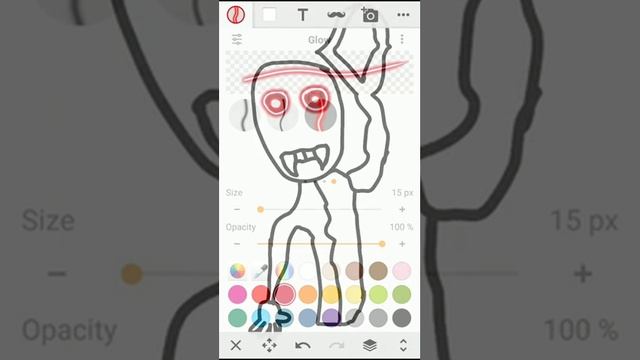 Devil Drawing On Sony Sketch App смотреть онлайн