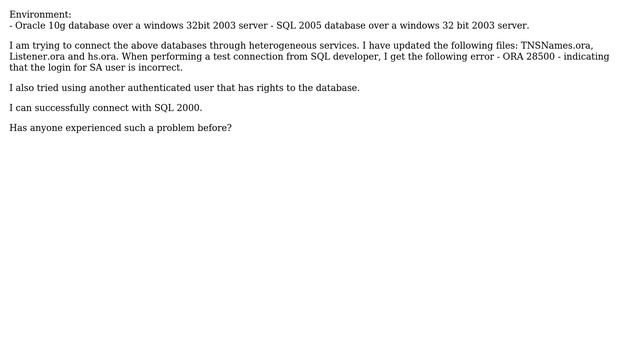 DevOps & SysAdmins: Connecting SQL 2005 to Oracle 10g смотреть онлайн