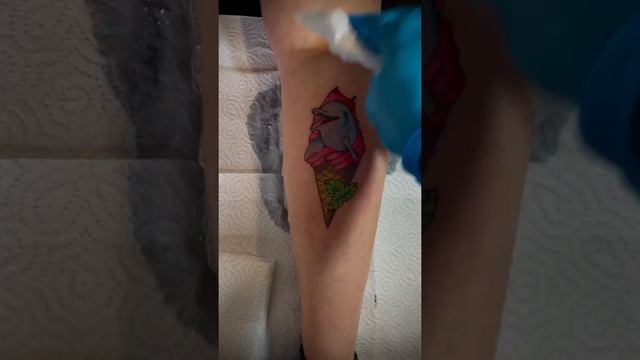 Oldschool dolphin tattoo created by surly gorillas смотреть онлайн