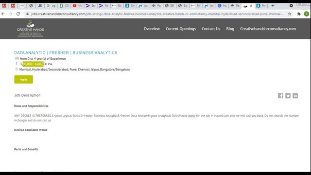Creative Hands Latest VIRTUAL Recruitment 2021|For Any Batch,Branch & Location . смотреть онлайн