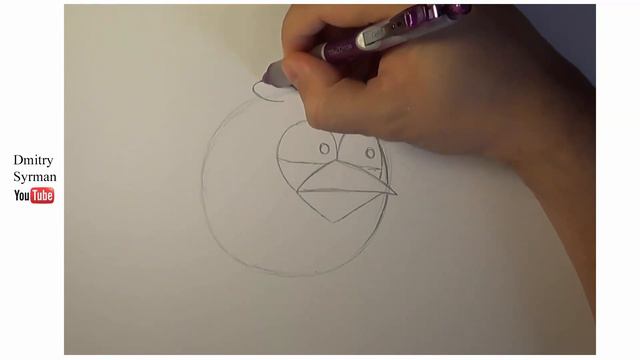 How to draw Angry birds Blue смотреть онлайн