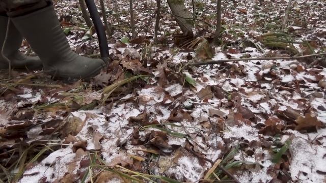 Осень, мороз, лопату не воткнуть, неужели пора закрывать кладоискательский сезон!