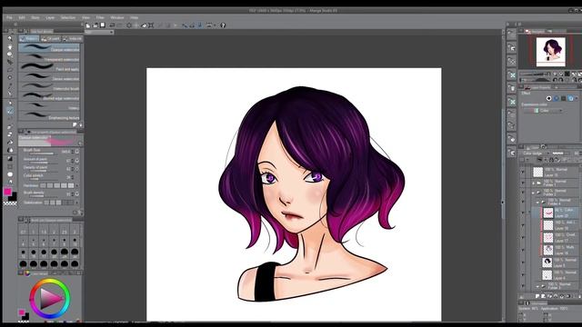 Drawing Aera on my New HUION KAMVAS GT- 156 HD V2 смотреть онлайн