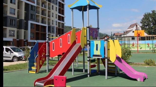 Территория Апарт-квартала "Каравелла" смотреть онлайн