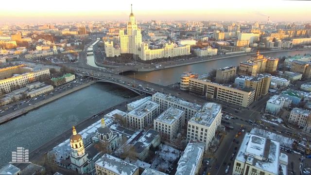 ЖК Balchug Residence (аэросъемка: 23.11.2016) смотреть онлайн
