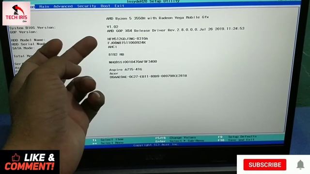 Acer Laptop _ Boot Menu & BIOS Option 2021 смотреть онлайн