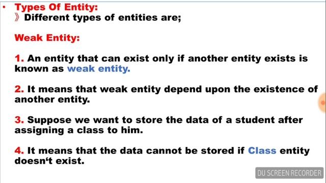 13. Types Of Entity | Strong, Weak & Associative Entity | Lecture in Urdu/Hindi смотреть онлайн