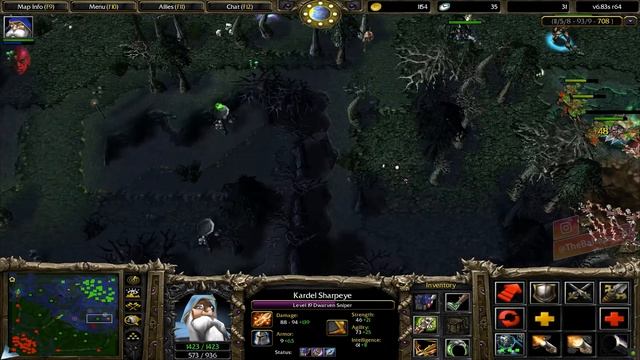 DOTA SNIPER vs BLADE MAIL (SUPER HARD GAME) смотреть онлайн