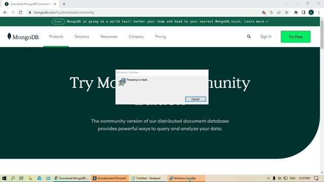 How to Download and Install MongoDB in Windows смотреть онлайн