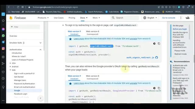 Firebase web Google Authentication - Firebase sign in with Google смотреть онлайн