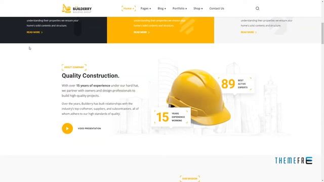 Builderry - Construction and Building WordPress Theme Geordie Ty смотреть онлайн