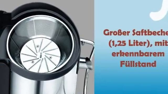 AEG Entsafter SF1000 Großer Saftbecher смотреть онлайн