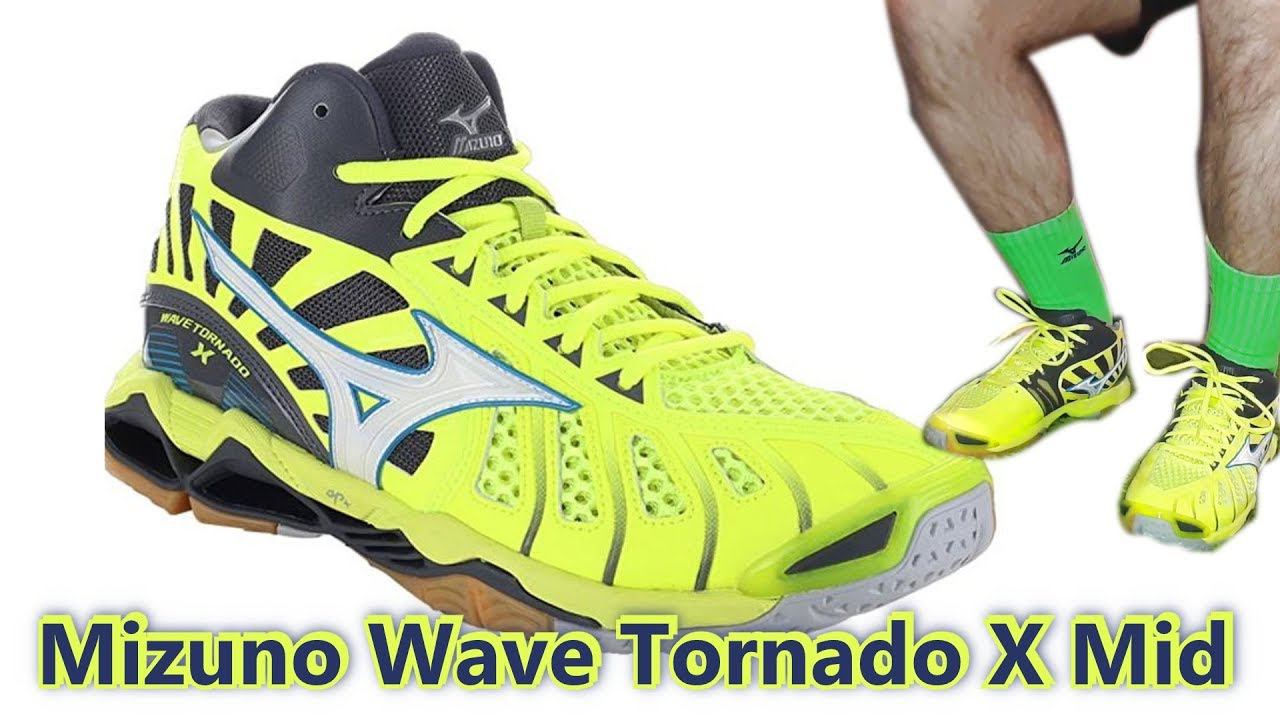 Кроссовки Mizuno Wawe Tornado X Mid (волейбольные) WAVE LIGHTNING Z2 и стельки Scholl GelActiv Sport смотреть онлайн