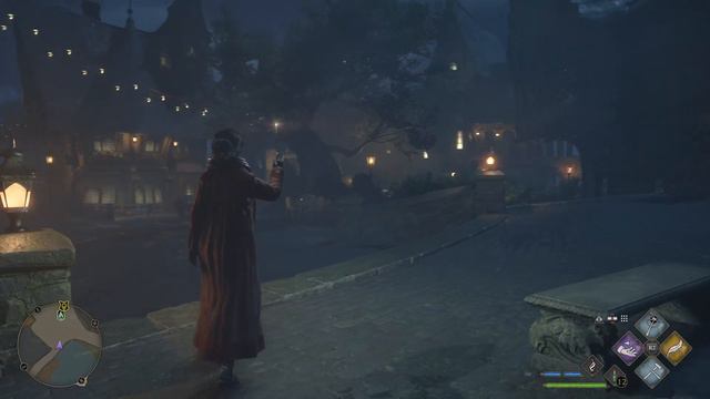 Hogsmeade Walking Tour 4k | Hogwarts Legacy PS5 | Night Walk смотреть онлайн