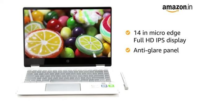 HP Pavilion x360 Core i7 8th Gen 14-inch Touchscreen 2-in-1 FHD Thin and Light Laptop | Amazon смотреть онлайн