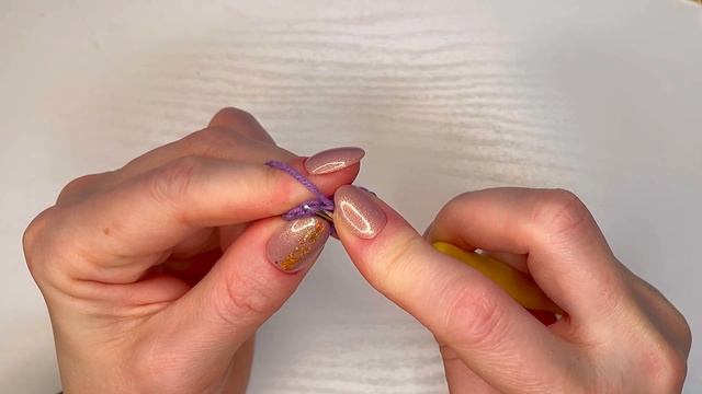 Лаванда крючком мастер-класс с субтитрами Lavender crochet pattern with eng subtitles смотреть онлайн