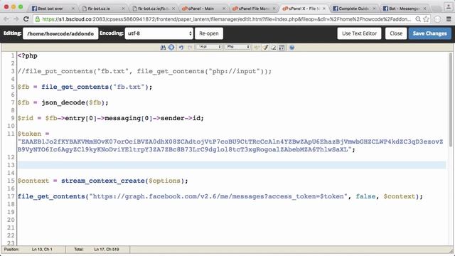 Make your Own Facebook Bot - Part 3 - Sending Messages смотреть онлайн